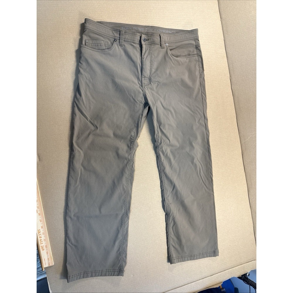 prAna 5-Pocket Slim fit Pants 38x30 Stretch‎ Mud Taupe
